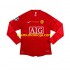 Camisola Manchester United Champion League 2007 Retro Homem Equipamento Primeiro Manga Comprida